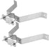 Skywalker 4” Heavy-Duty Wall Mount Pair for TV Antenna Mast with 2 Brackets & Lag Bolts