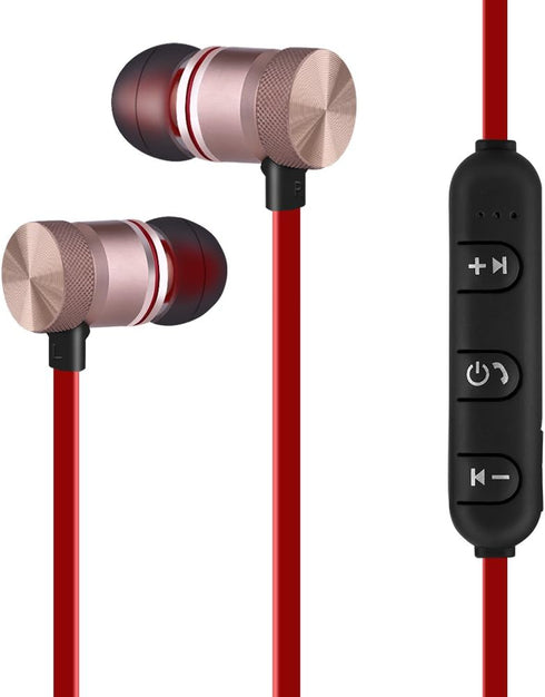 Yinhing Headphones Earbuds Headphones, Magnet Sports Earphone Headset Headphone for iPhone Android(Golden)