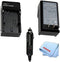 Car/Home Battery Charger for Panasonic DMW-BLF19 Battery for Lumix DMC-GH3, DMC-GH4 Cameras + Tronixpro Microfiber Cloth