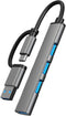 iPartsleader USB-C 4-in-2 Hub, Featuring USB 3.0 and 3 USB 2.0 Ports, Adapter