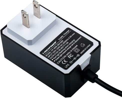 29.4V Charger AC DC 24V Power Adapter Charger 1A Replacement for 7S Lithium Battery Pack