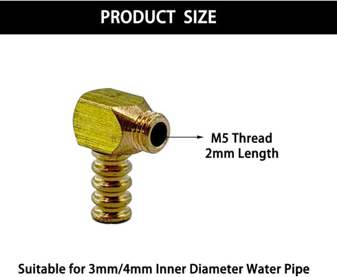 URIMPAVIDO 1PC 90 Nozzle Nozzle 1) RC Boat Degree Water Cooling Brass Water Nipple Faucet Oil Fuel for RC Boat DIY