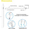 Stylus Pen for iPad Active Pencil with Palm Rejection Compatible with (2018-2021) Apple iPad 6/7/8th,iPad Pro(11/12.9 Inch), Mini 5th, Air 3/4th Apple iPad Pro Pen Writing Drawing