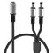 sovunis DC Y Splitter Cable 1 Female to 2 Male, 5.5mm x 2.1mm
