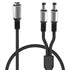 sovunis DC Y Splitter Cable 1 Female to 2 Male, 5.5mm x 2.1mm