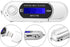 UCCKEYI 1PC 2.0 MP3 32GB 20 USB Digital Music Player Portable LCD Screen Support TF Card and FM Radio,Use Hours,Silver