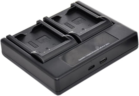 BTBAI DB-40 DB-43 NP-60 uds2 Battery Charger USB Dual for Digital Camera Video Camcorder