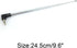 2 Pack 3.5mm Antenna FM AM Radio Telescopic 4 Sections Telescoping Antenna 1/8 inch Jack Plug Connector