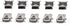10 Pcs Mini USB Type B Female Port 5-Pin 180 Degree SMD SMT PCB Jack Socket