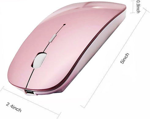 Bluetooth Mouse for iPad Pro, iPad Air, MacBook Pro, MacBook Air, Chromebook, Windows Notebook, HP PC