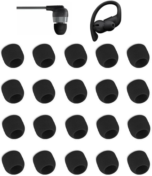 Zotech Black Ear Tips for in-Ear Headphones, Extra Small Kids Size 10 Pairs