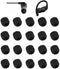 Zotech Black Ear Tips for in-Ear Headphones, Extra Small Kids Size 10 Pairs