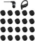 Zotech Black Ear Tips for in-Ear Headphones, Extra Small Kids Size 10 Pairs