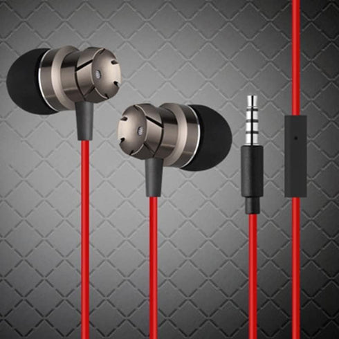 Wired Earbuds Headphones with Microphone Remote - In-Ear Earphones, 3.5mm Audio Jack.