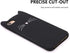 Cute iPhone SE 2022 Case, Black Whisker Cat Ears Funny 3D Cartoon Kitty Soft Silicone Slim Fit