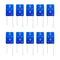 Laimiaoxian 10 Pieces 13x26x27 mm(0.51x1.02x1.06 inch) Supercapacitor 5.5V 10F Dual Layer Capacitor Wirewound