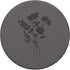 Gray Floral Flower Wildflower PopSockets Standard PopGrip
