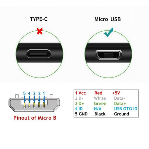 chenyang USB 2.0 to Micro USB 90 Degree UP Angled Data Charge Extension Cable, 0.3M