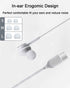 USB C Headphones for iPhone 15 Pro, Type C Wired Earbuds, Noise Canceling in-Ear Headset with Mic, 2 Pack