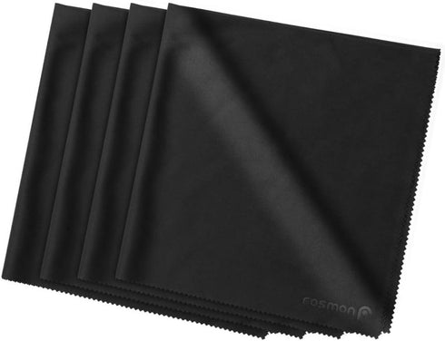 Fosmon Microfiber Cleaning Cloths (4 Pack), 16 x 16 inch Extra Large