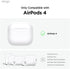 elago 4 4th Armor Compatible with AirPods Case - for AirPods Generation Cover, Carabiner Included, Supports Wireless