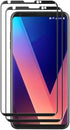 3D Curved Screen Protector for LG V30, (2pcs) Ultra Clear Anti-Scratch Tempered Glass, Full Coverage