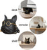 Vilead Adorable French Bulldog Phone Stand with Gold Glasses - Non-Slip Desktop Holder