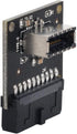 cablecc USB 3.1 Front Panel Socket Type-E - USB 3.0 20Pin Header Male Extension Adapter for Motherboard