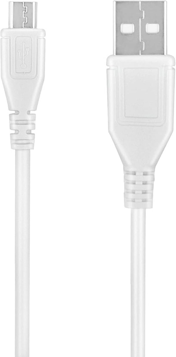 HISPD 5ft White Micro USB Power Charging Cord Cable Lead for Sound Oasis