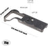 FocusFoto R10 Quick Release Baseplate QR Plate Mount for Canon EOS Mirrorless Camera, Compatible with Arca-Swiss