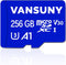 Vansuny Micro SD Card 256GB – microSDXC with SD Adapter, A1 App Performance V30 for Phone, Security Camera