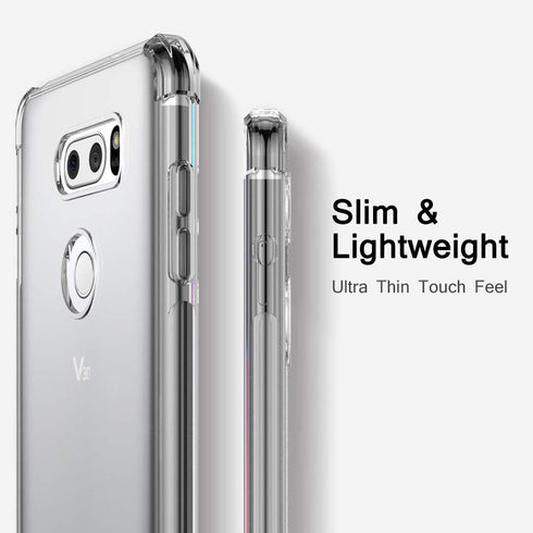 TPU Case for LG V30/V30S/V30 Plus/V30S ThinQ/V35/V35 ThinQ, Clear, Ultra Slim, Flexible Protective Cover