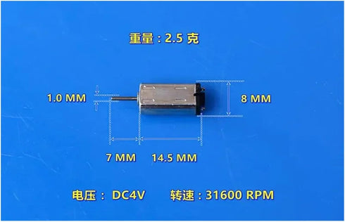 P98LJZQ FF-K20WD-09101 3V-5V 6mm*8mm Motor DC High Speed Micro Tiny Electric Engine Rare Earth Magnet for Toy Car Boat