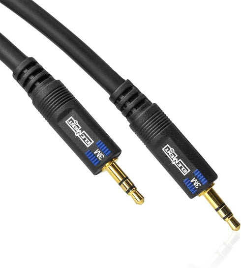 Element-Hz 3.5mm Mini Stereo to 3.5 Mini Stereo Cable, 3 Meter