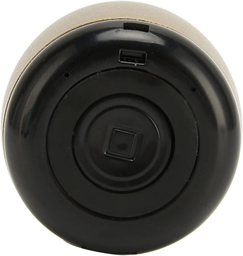 Zopsc 5.0, Mini Speaker, Portable BT Heavy Subwoofer, USB Rechargeable, Gold, for Travel, Dorm, Kitchen
