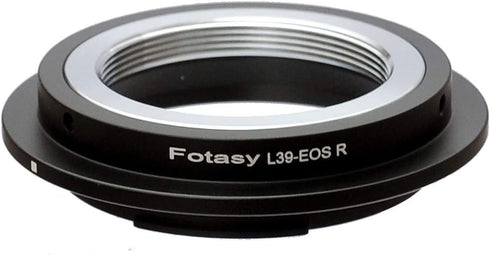 Fotasy Leica M39 Lens to Canon EOS RF Mount Adapter, Adjustable M39 EOS R Adapter for Canon