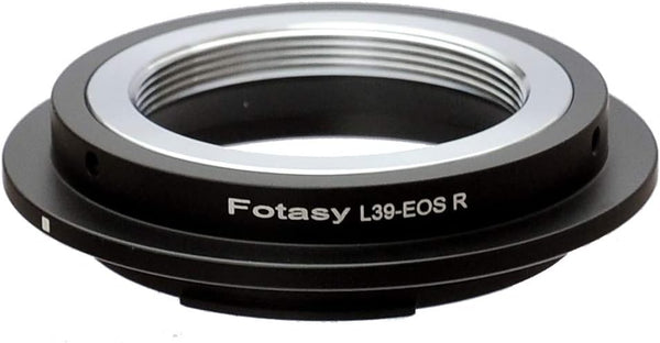 Fotasy Leica M39 Lens to Canon EOS RF Mount Adapter, Adjustable M39 EOS R Adapter for Canon