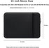 Laptop Sleeve for MacBook Air/Pro 13 inches (M4 M3 M2 M1 Chip 2025-2020) with 2 Pockets, Tablet Bag Case Accessories,