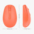 Rii Wireless Mouse RM700, 2.4G Silent Mouse with USB Nano Receiver for Laptop, PC, Mac, Chromebook (Orange)
