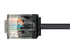 Monoprice Cat6 Ethernet Patch Cable - Snagless, 1 Feet, 550MHz, UTP, 32AWG, Black - Micro SlimRun Series
