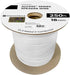 Monoprice Speaker Wire, CL3 In-Wall Rated, 2-Conductor, 18AWG, 250 Feet, White
