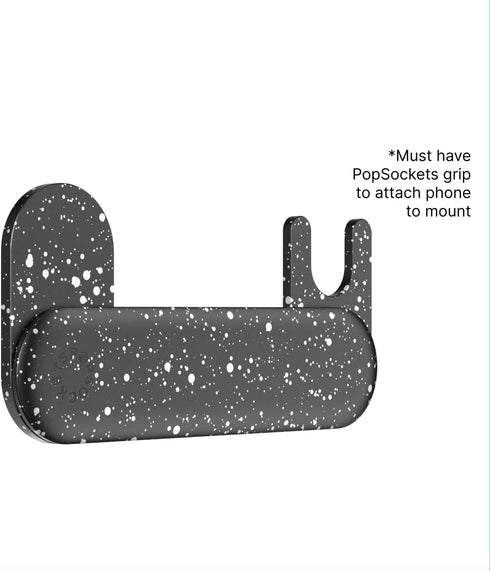 PopSockets Laptop Mount for Phone Grip, Phone Holder for Laptop - Black Speckle