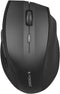 E-YOOSO Bluetooth Wireless Mouse, Bluetooth 5.0 & 3.0, 2.4GHz Ergonomic Optical Mouse with USB Nano Receiver, 5