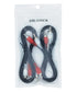 ZHLATECK 3FT 2-RCA 2-RCA 2-Pack RCA Stereo Audio Cable, Male to Male Cable Compatible for Amplifier Speaker VHS VCR DVD
