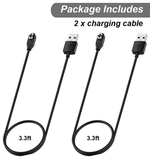 Charging Cable for Shokz OpenRun, OpenRun Pro, OpenRun Mini, AfterShokz Aeropex AS800, USB Charger Cable (2Pack)