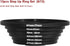 13 Pieces Filter Ring Adapter Set, Camera Lens Filter Metal Stepping Rings Kit (7+6 pcs Step Up Ring) Black