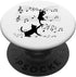 Black Cats Playing With Music Note, Cat Lover Design, PopSockets Standard PopGrip