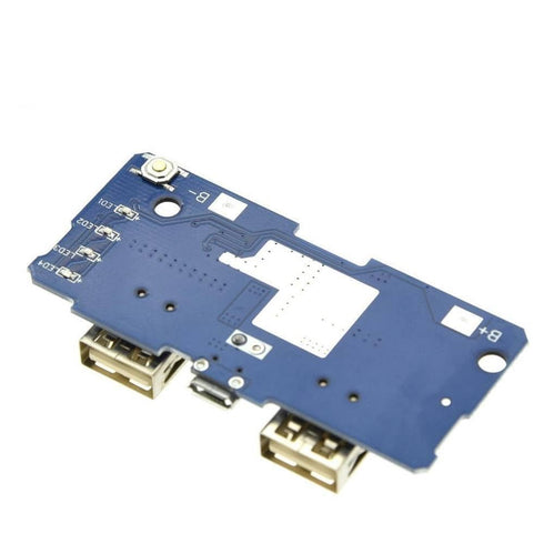 Generic 18650 3.7V 5V 2A 18650 Dual Micro USB to Boost Mobile Power Bank DIY Lithium Battery Charger PCB Board Step Up