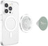 Mama and Mother Designs Vintage Green White Heart Mama PopSockets PopGrip for MagSafe