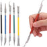 5pcs Dual Ends Metal Spudger Set, Professional Pry Opening Tools, Mainboard Chip Disassemble Kit for Mobile Phone